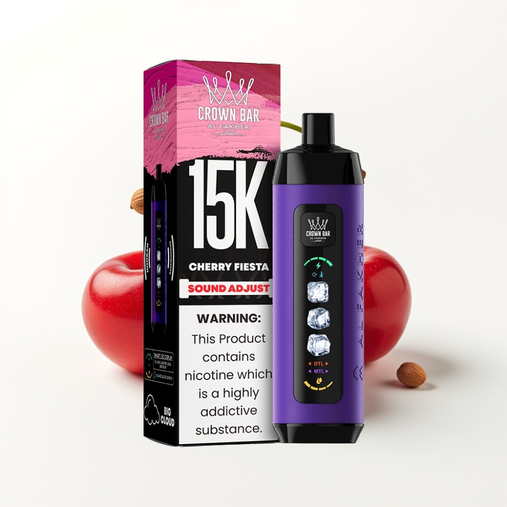 Al Fakher 15K Ice Adjust Clouds 22mL 850mAh Mesh Cherry Fiesta Disposable