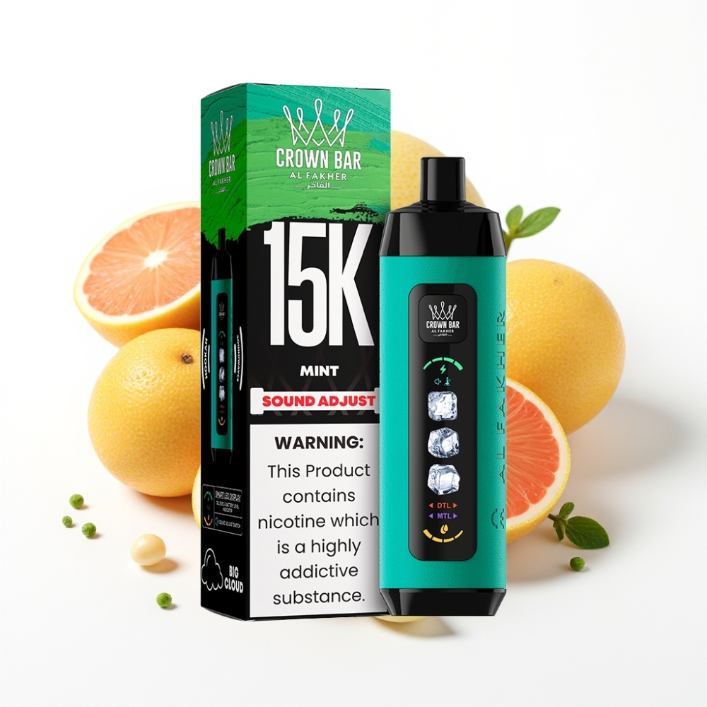 Al Fakher 15K Ice Adjust Clouds Mint 22mL 850mAh Mesh Disposable