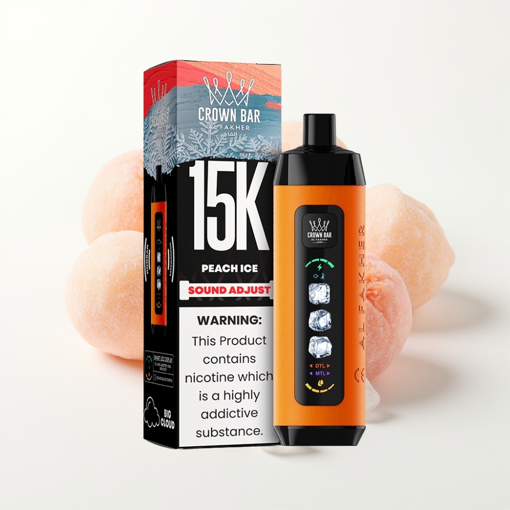 Al Fakher 15K Ice Adjust Clouds Peach Ice Disposable 22mL 850mAh Mesh