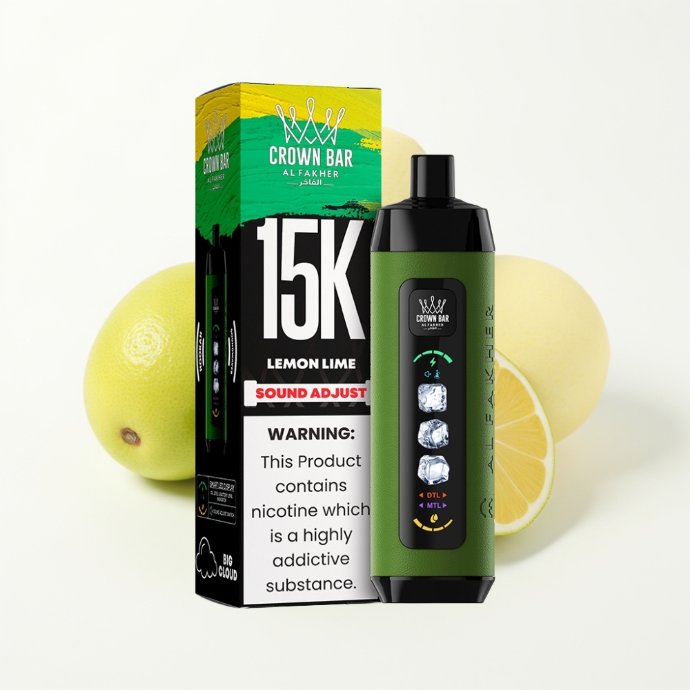 Al Fakher 15k Ice Adjust Clouds Disposable 22mL 850mAh Lemon Lime