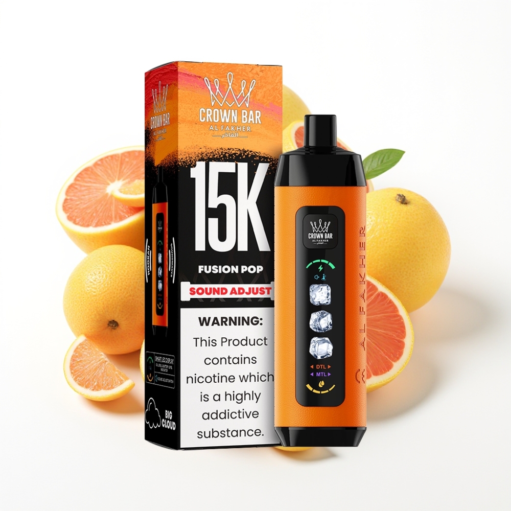 Al Fakher 15k Ice Adjust Clouds Disposable 22mL 850mAh Mesh Fusion Pop