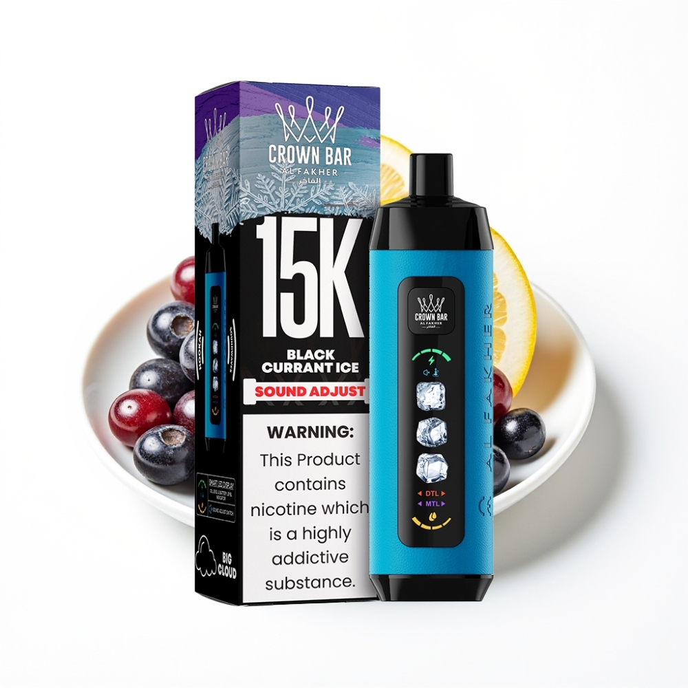 Al Fakher 15k Ice Adjust Clouds Disposable 22ml 15000 Puffs Blackcurrant Ice
