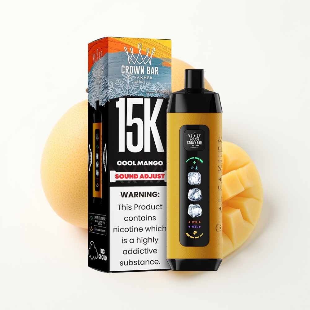 Al Fakher 15k Ice Adjust Clouds Disposable 22ml 15000 Puffs Cool Mango