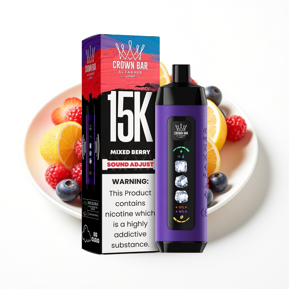 Al Fakher 15k Ice Adjust Clouds Disposable 22ml 15000 Puffs Mixed Berry