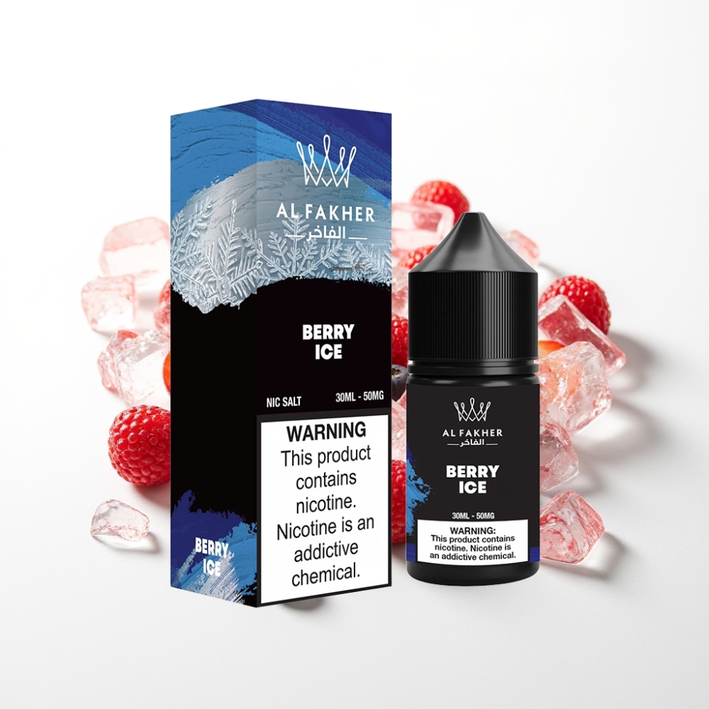 AL Fakher Nicotine Salt Berry Ice 50MG Pod Vape Liquid 30ml