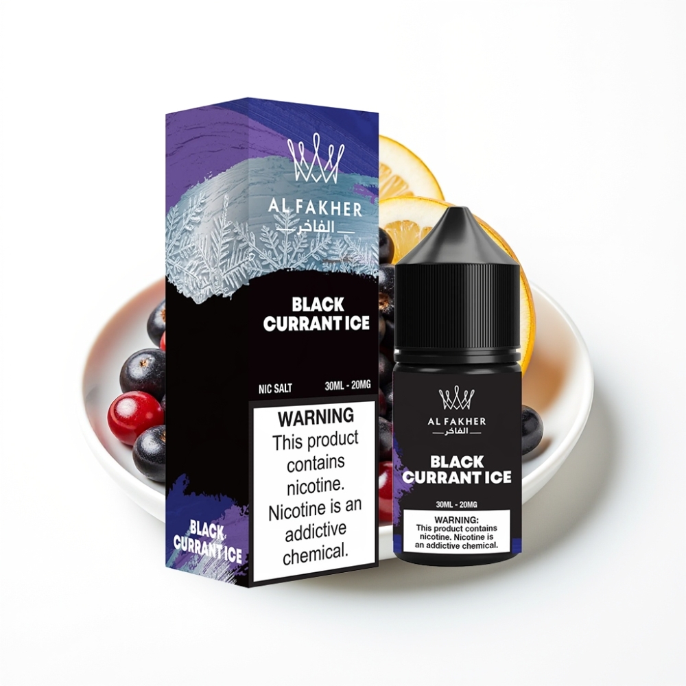 AL Fakher Nicotine Salt Black Currant Ice 20MG 30ml Pod E-Liquid