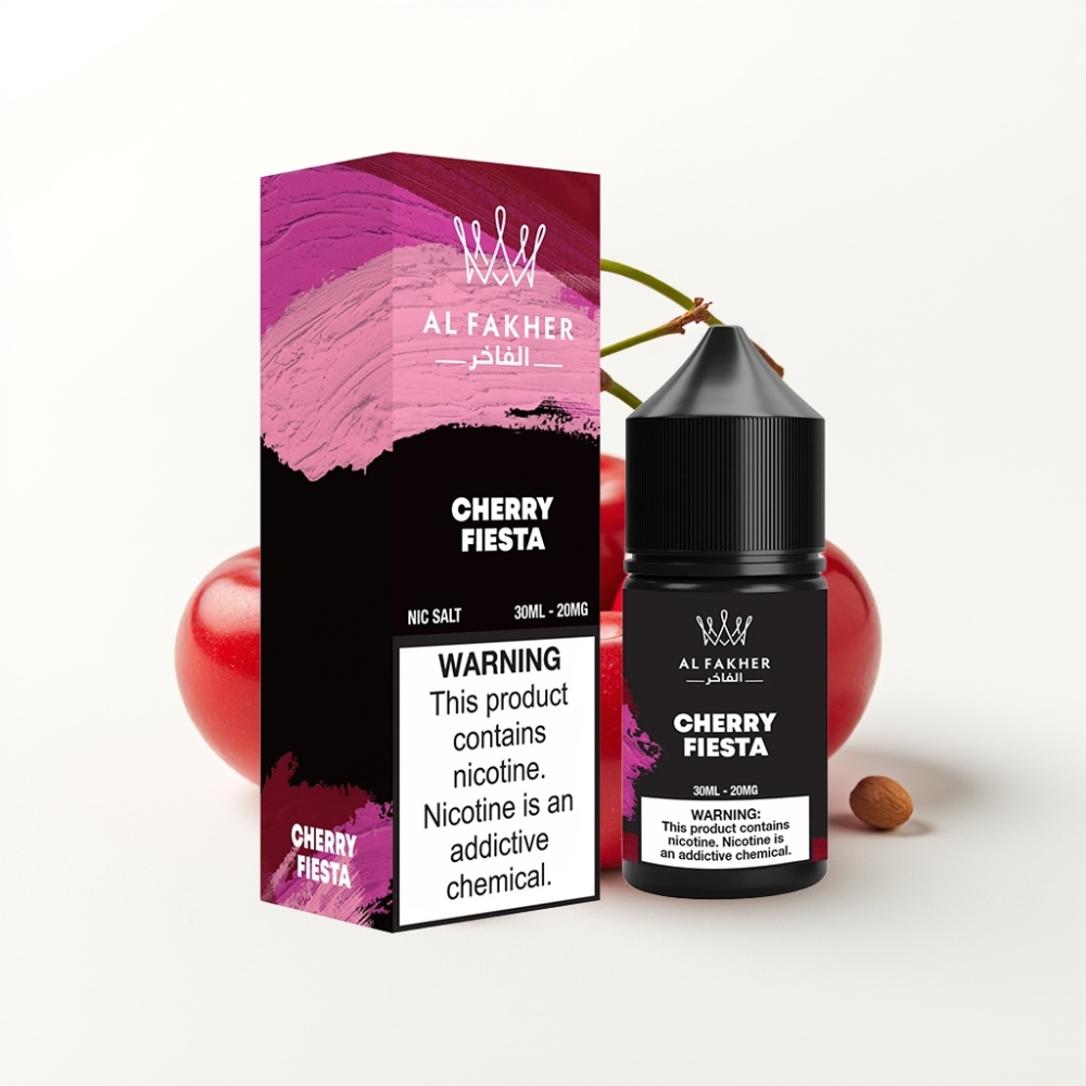 AL Fakher Nicotine Salt Cherry Fiesta 30ml Pod Vape Liquid 20MG