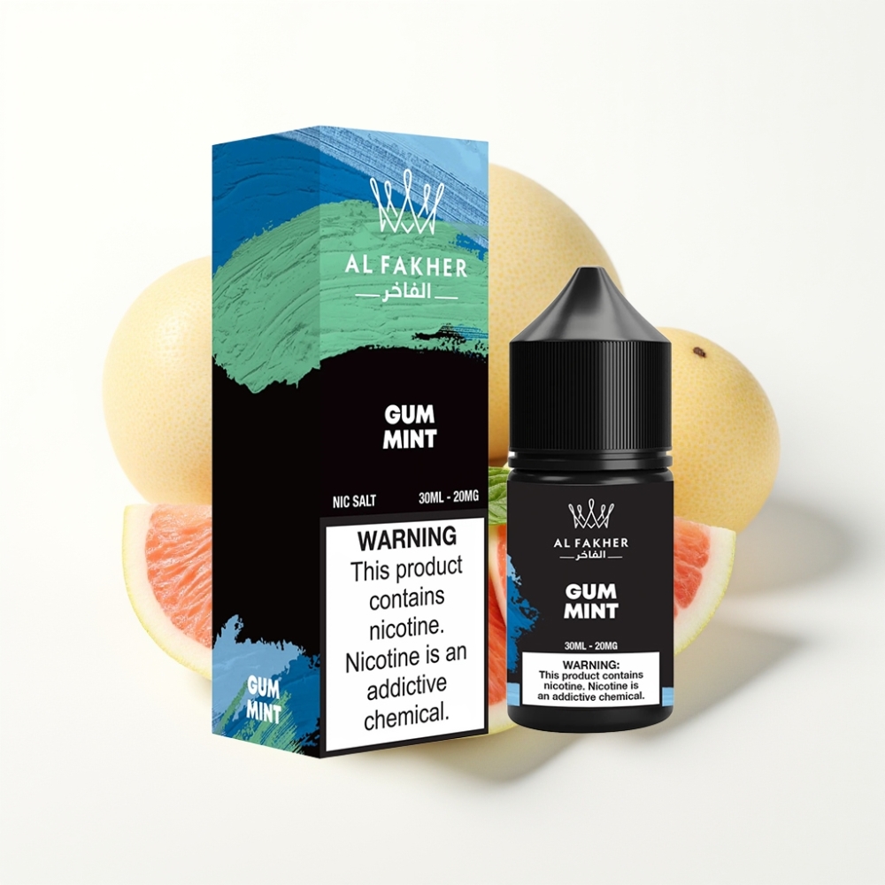 AL Fakher Nicotine Salt E-Liquid 30ml 20MG Gum Mint Pod Vape Juice