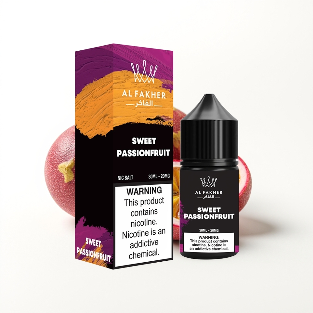 AL Fakher Nicotine Salt Sweet Passionfruit 20MG E-Liquid 30ml Pod Vape