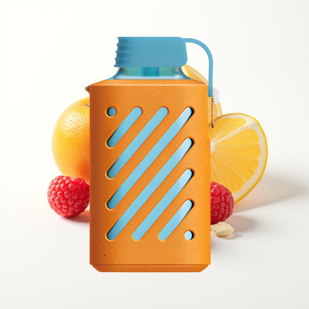 VOZOL GEAR 10000 Disposable Vape 20ml E-liquid 65% PCR Raspberry Tangerine