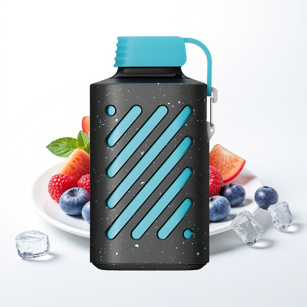 VOZOL GEAR 10000 Disposable Vape Blue Razz Ice – 20mL E-Liquid, Mesh Coil, PCR Materials