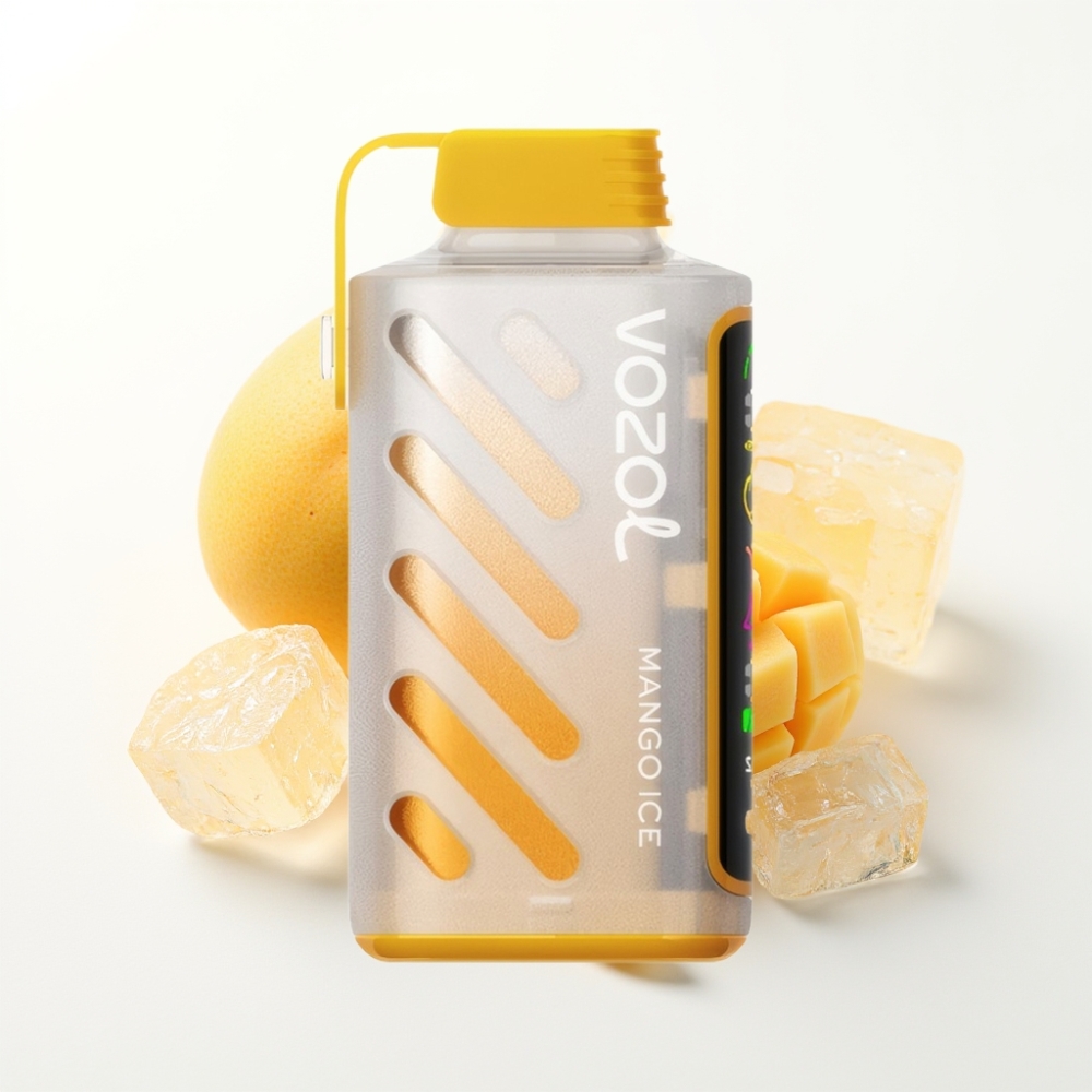 VOZOL Gear Power 20000 Puffs Disposable Vape Mango Ice S.i.L.C. Tech Dual Mesh Coil
