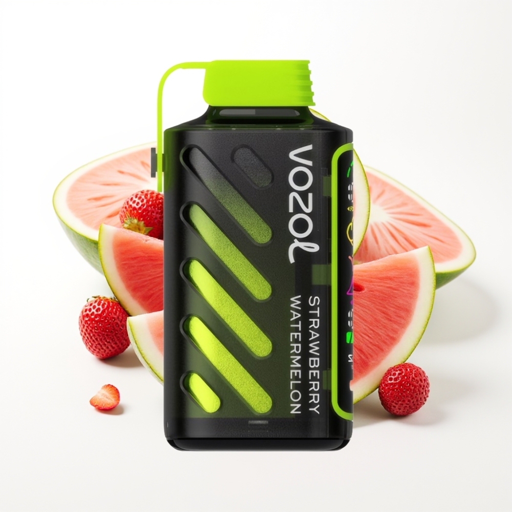 VOZOL Gear Power 20000 Puffs Dual Mesh Coil Strawberry Watermelon Disposable Vape