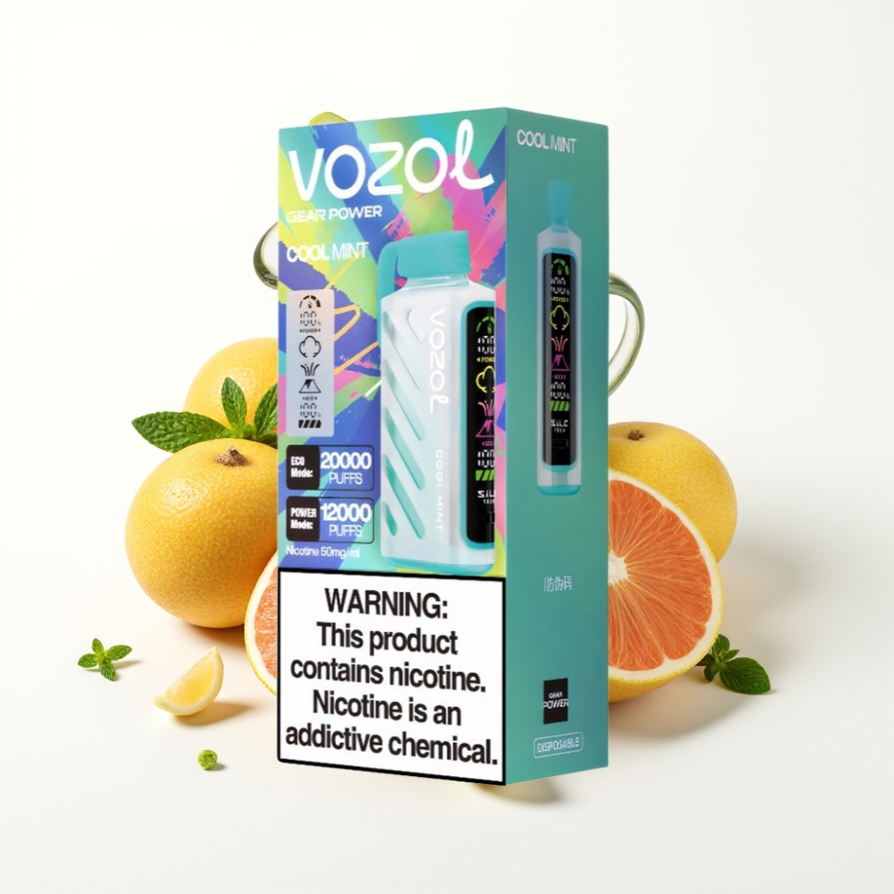 VOZOL Gear Power 20000 Puffs Dual Mesh Cool Mint Disposable Vape