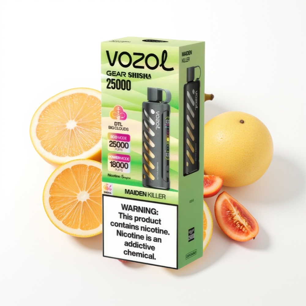 VOZOL Gear Shisha 25000 Puffs Disposable Vape Maiden Killer Dual Mesh 1000mAh
