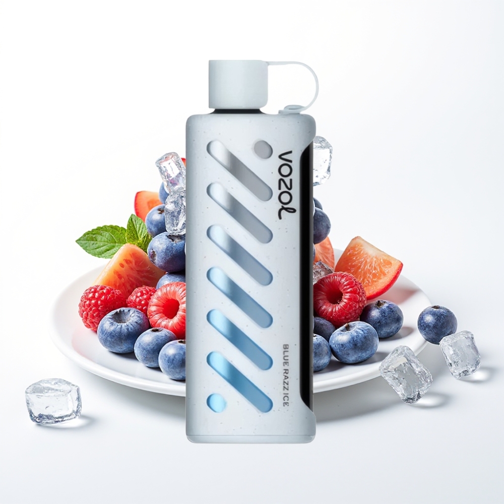 VOZOL Gear Shisha 25000 Puffs Dual Mesh Blue Razz Ice Disposable Vape
