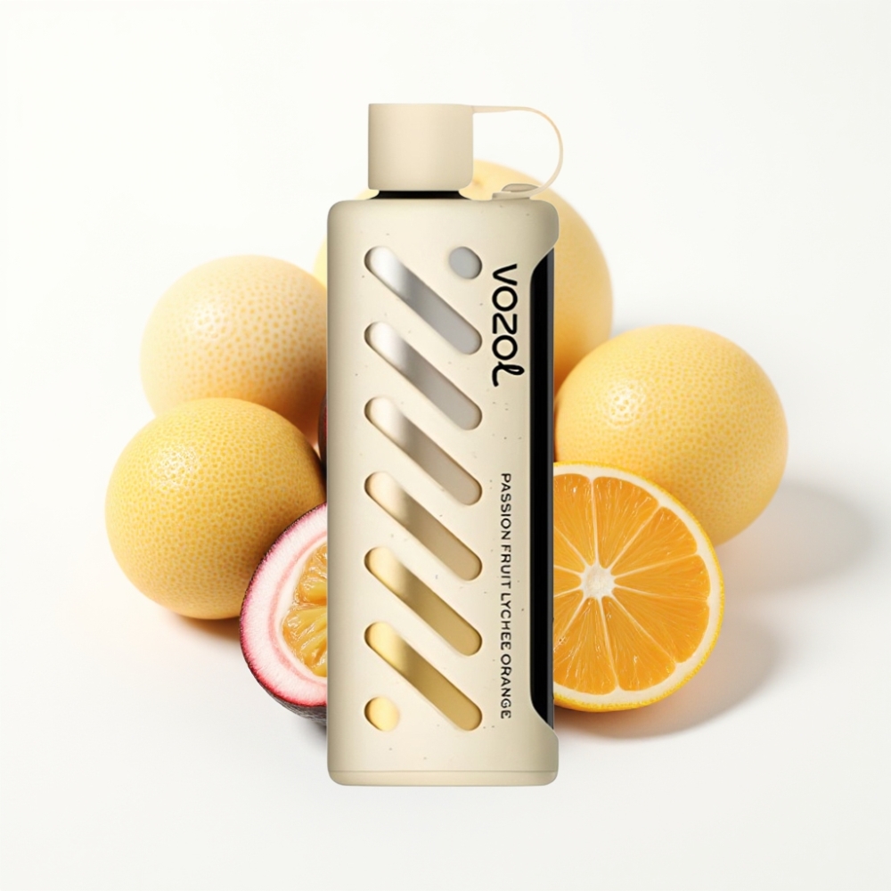 VOZOL Gear Shisha 25000 Puffs Dual Mesh Passion Fruit Lychee Orange