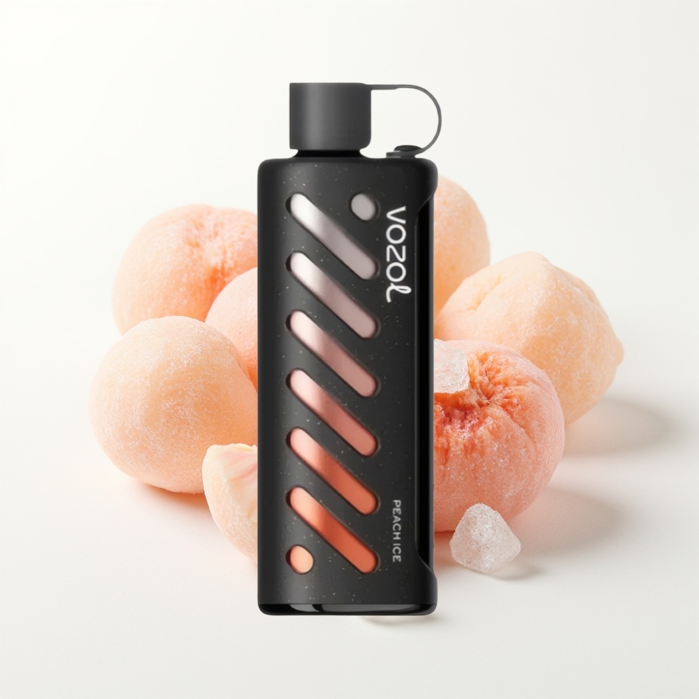 VOZOL Gear Shisha 25000 Puffs Dual Mesh Peach Ice Disposable Vape