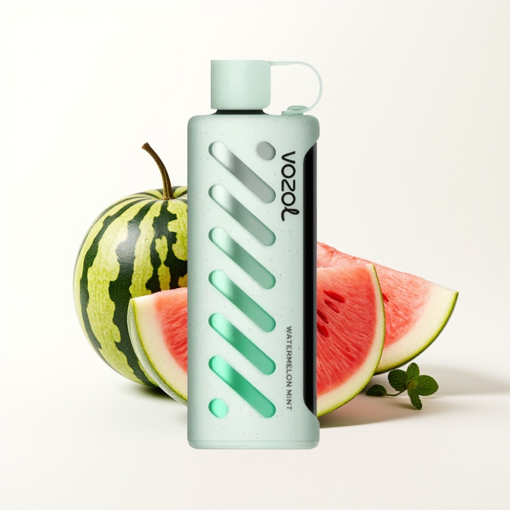 VOZOL Gear Shisha 25000 Puffs Watermelon Mint Disposable Vape Dual Mesh 5mg