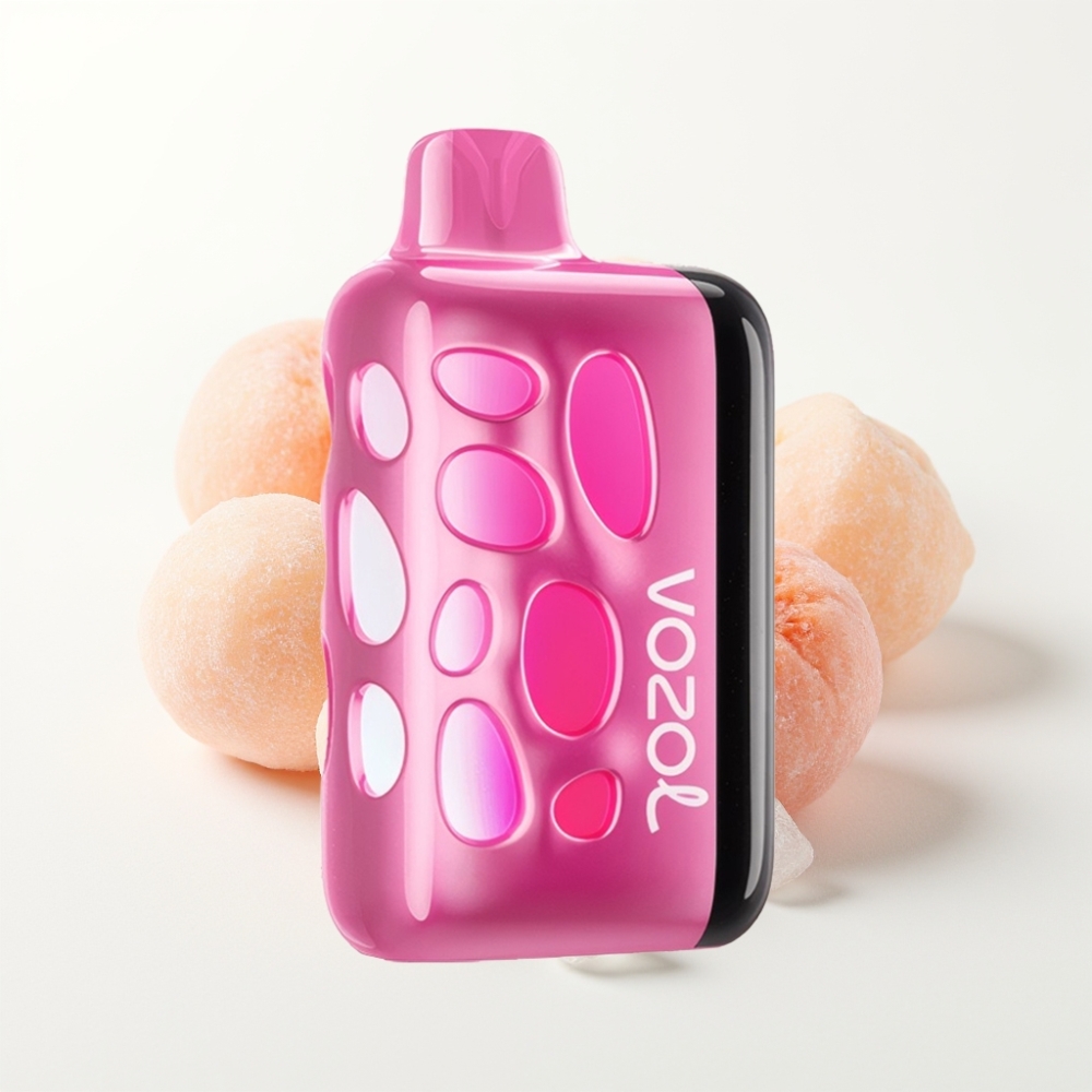 VOZOL RAVE 40000 Disposable Peach Ice Vape with Vibrant Glow & Fast Charge