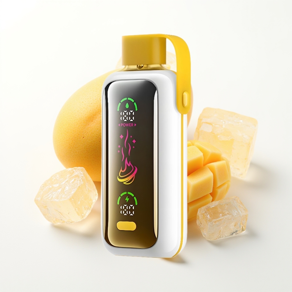 VOZOL Star 20000 Puffs Disposable Vape Mango Ice 2.2" HD Screen Dual Mesh 650mAh