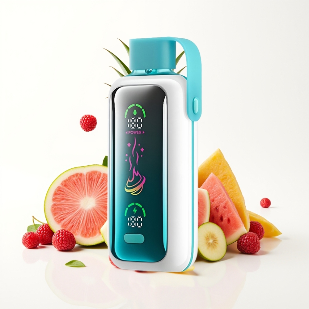 VOZOL Star 20000 Puffs Dual Mesh 2.2" HD Mirror Screen Raspberry Apple Watermelon Pineapple