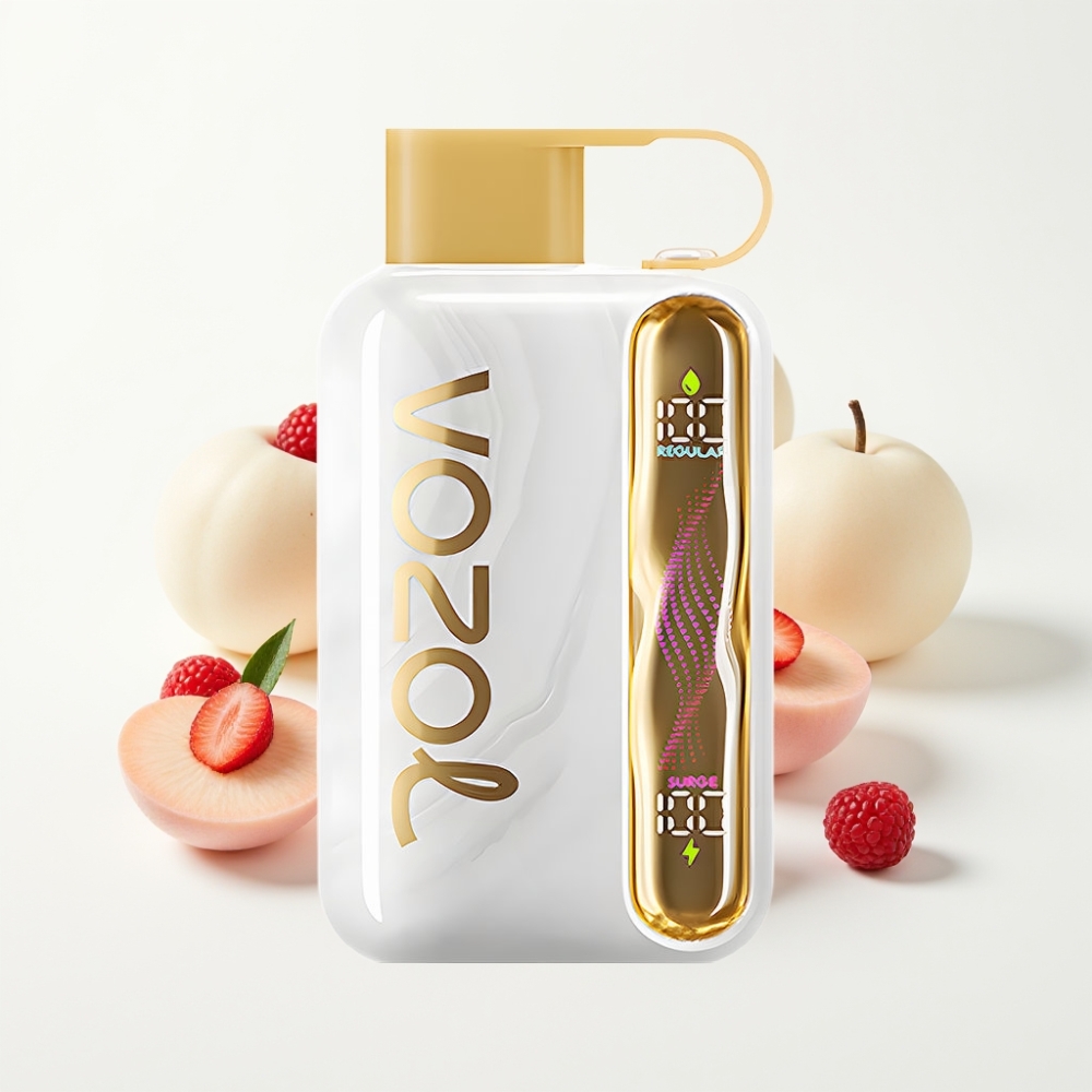 VOZOL STAR 40000 Puffs Disposable Vape White Peach Raspberry 1000mAh Type-C