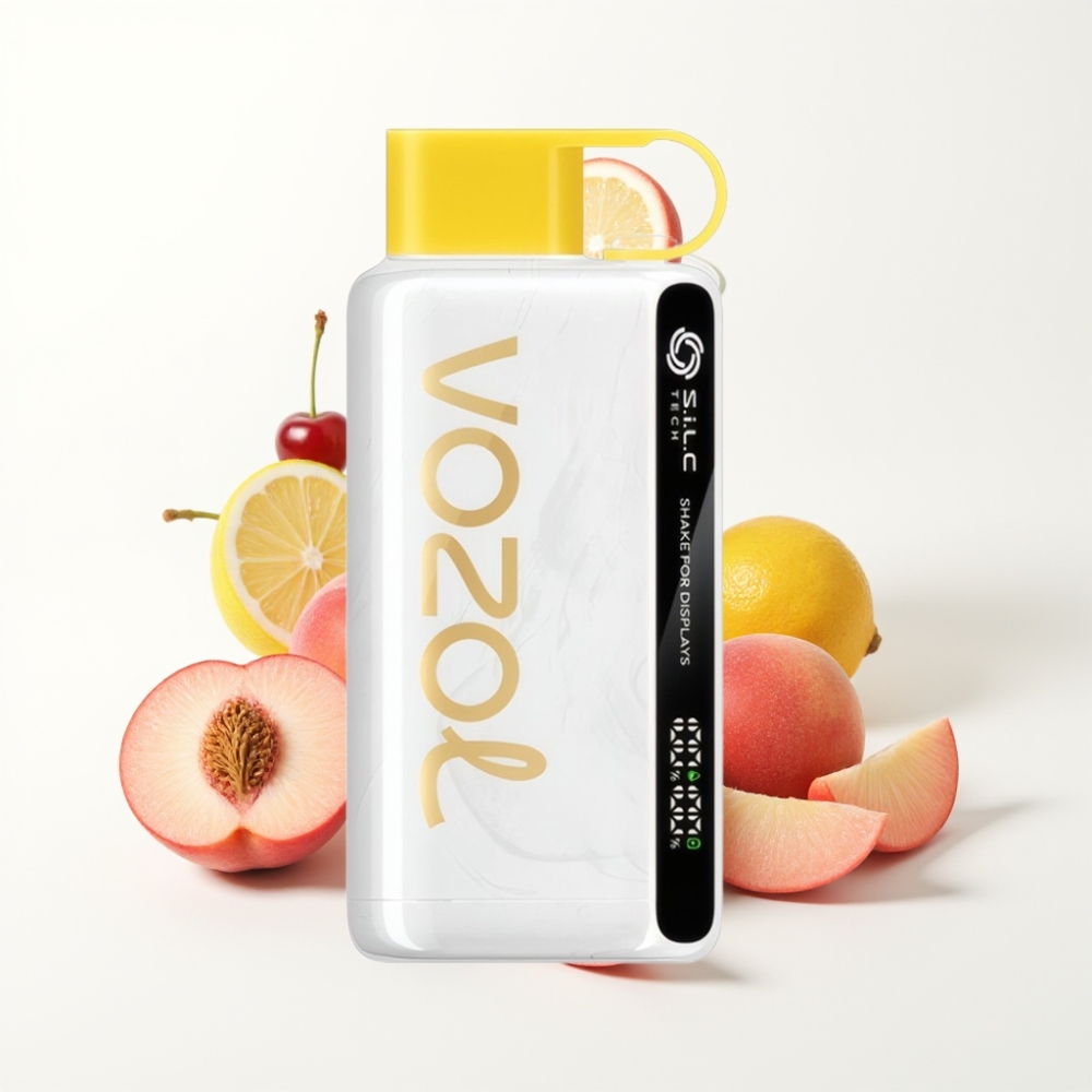 VOZOL STAR 9000/12000 Disposable Vape Cherry Peach Lemonade with S.i.L.C TECH & 650mAh