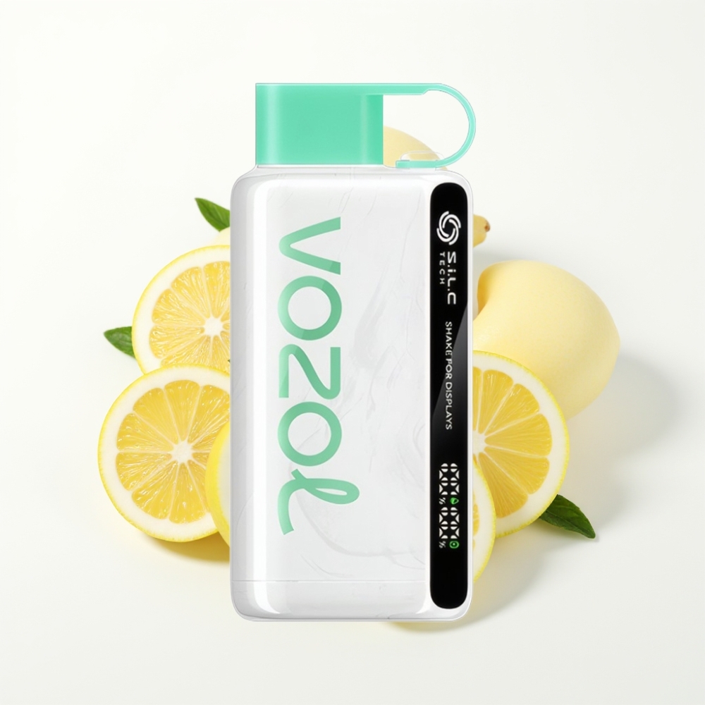 VOZOL STAR 9000/12000 Disposable Vape Lemon Mint with S.i.L.C TECH & Recycled Plastic