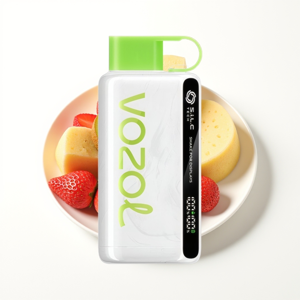 VOZOL STAR 9000/12000 Disposable Vape Shake Display S.i.L.C TECH Strawberry Kiwi