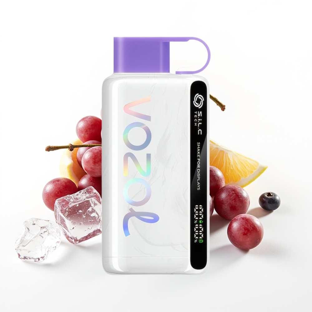 VOZOL STAR 9000/12000 Disposable Vape with S.i.L.C TECH & Grape Ice