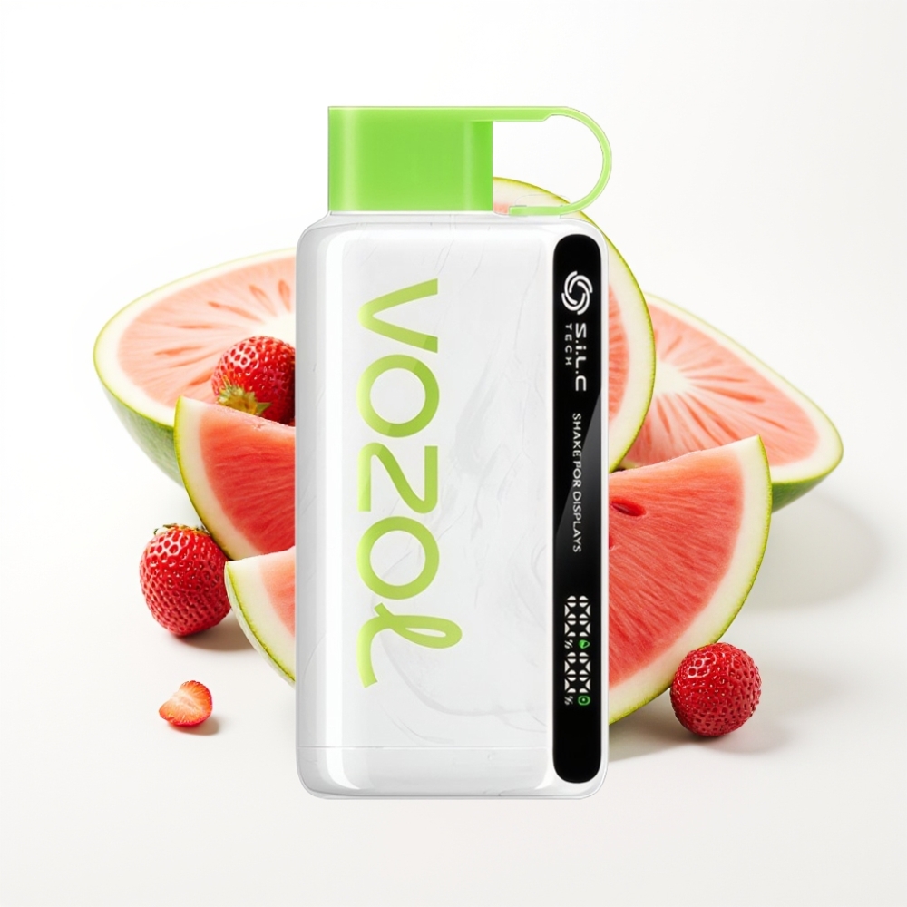VOZOL STAR 9000/12000 Disposable Vape with S.i.L.C TECH & Shake Display - Strawberry Watermelon