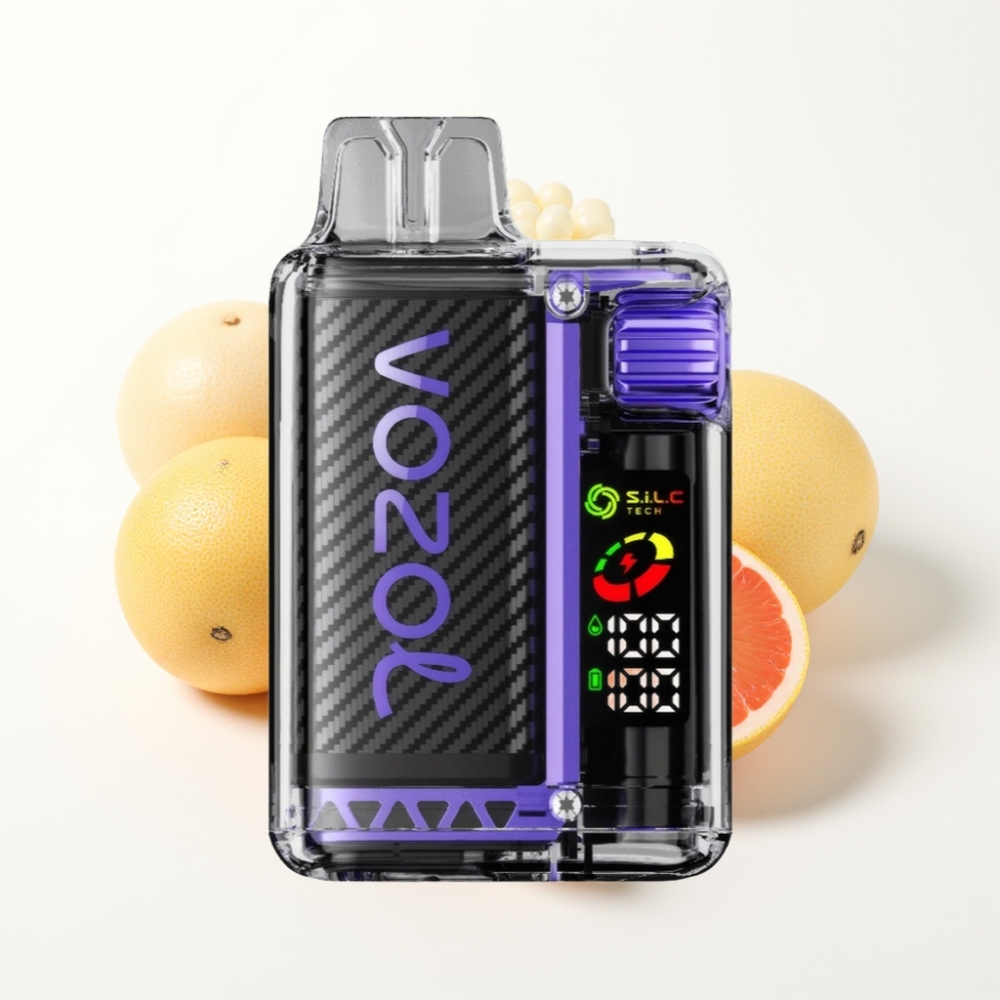 VOZOL Vista 20000 Puffs 2% Nicotine 650mAh OLED Elderflower Grapefruit