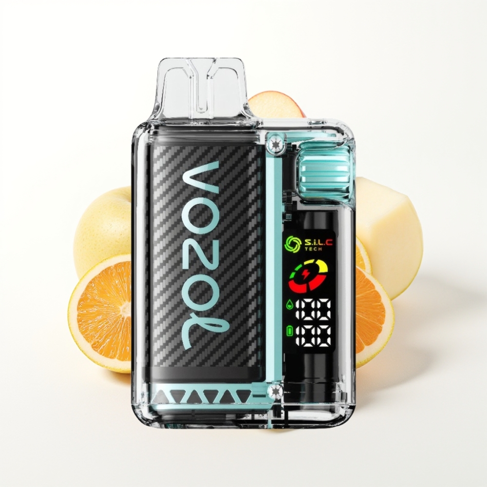 VOZOL Vista 20000 Puffs Disposable Vape Sour Apple Ice OLED MCU Chip MTL