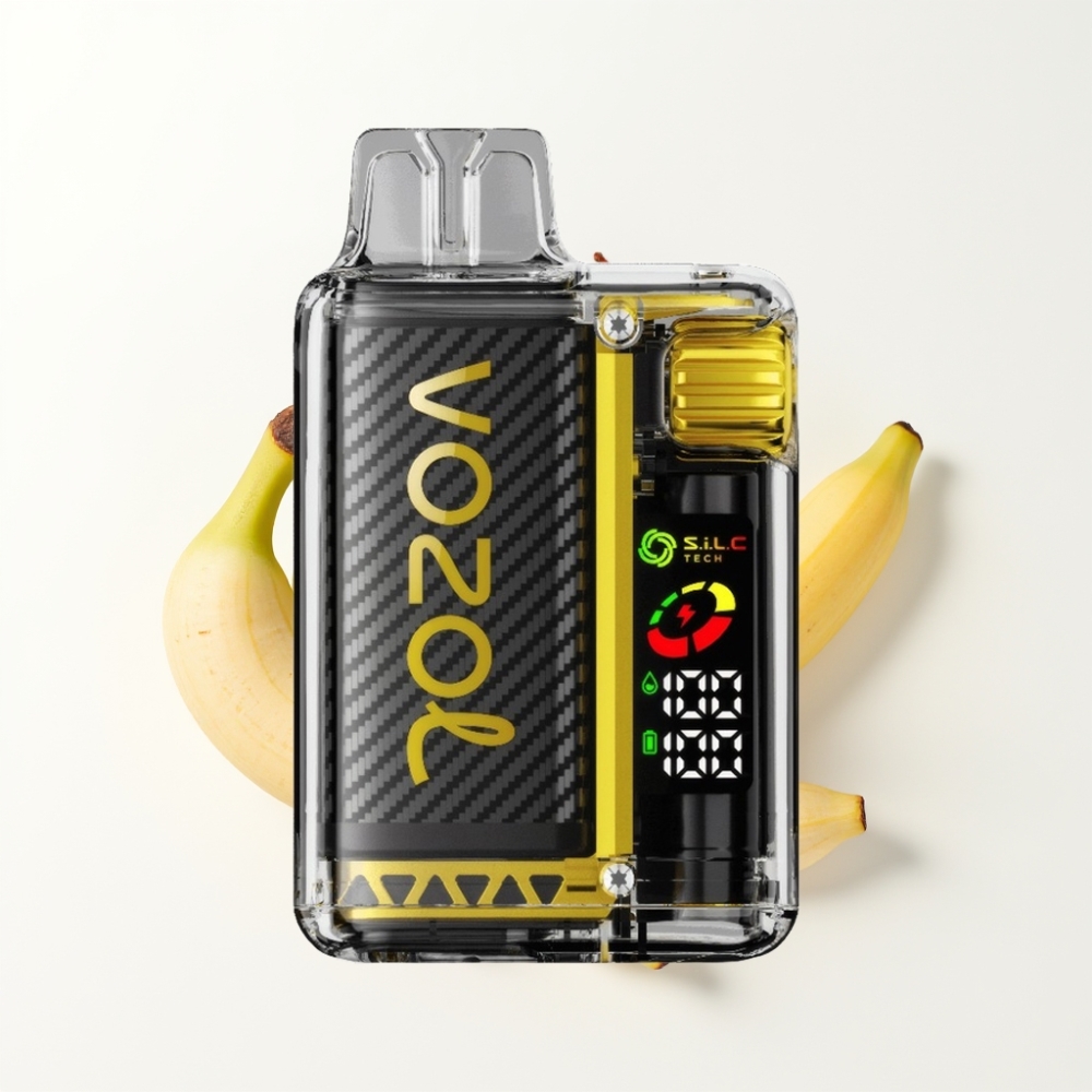 VOZOL Vista 20000 Puffs MTL Disposable Vape Dragon Fruit Banana Cherry with OLED & Dual Mesh Coil