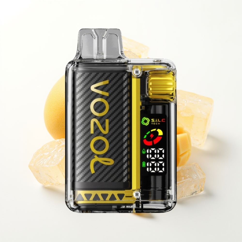 VOZOL Vista 20000 Puffs Mango Ice Disposable Vape with OLED & Dual Mesh Coil