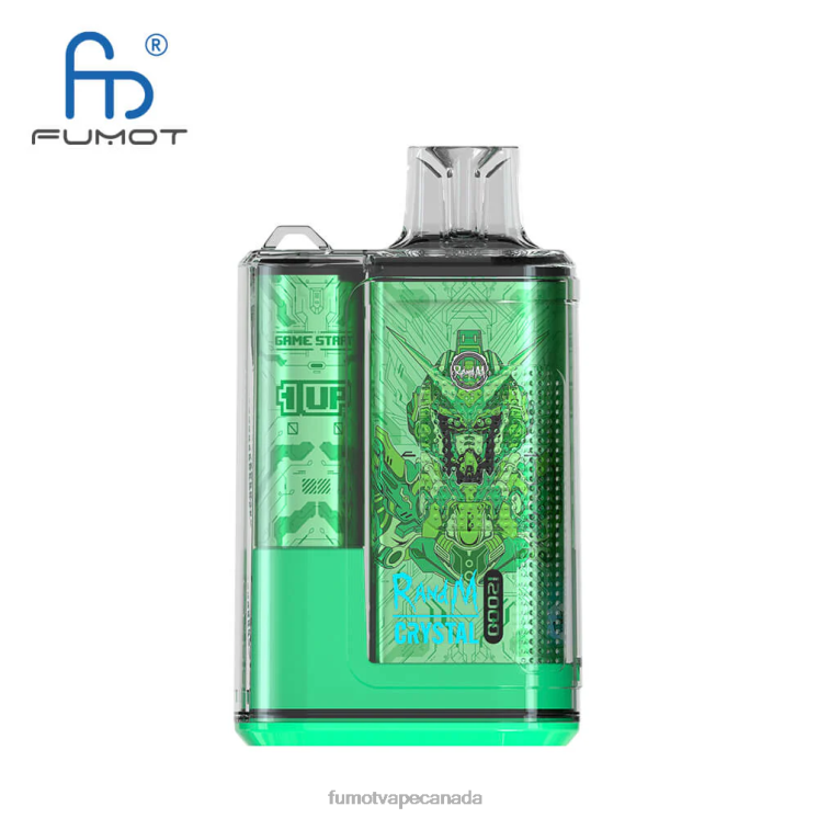 Fumot Crystal 8D68N256 12000 Disposable Vape Box - 20ML (1 Piece) Berry Raspberry Cherry Fumot tech