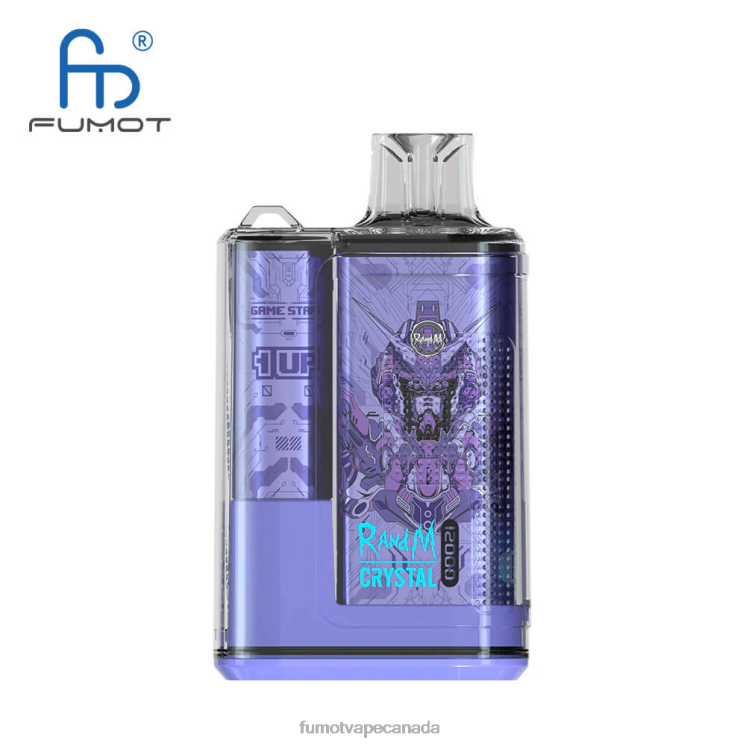 Fumot Crystal 8D68N261 12000 Disposable Vape Box - 20ML (1 Piece) Blueberry Raspberry Fumot vape Canada