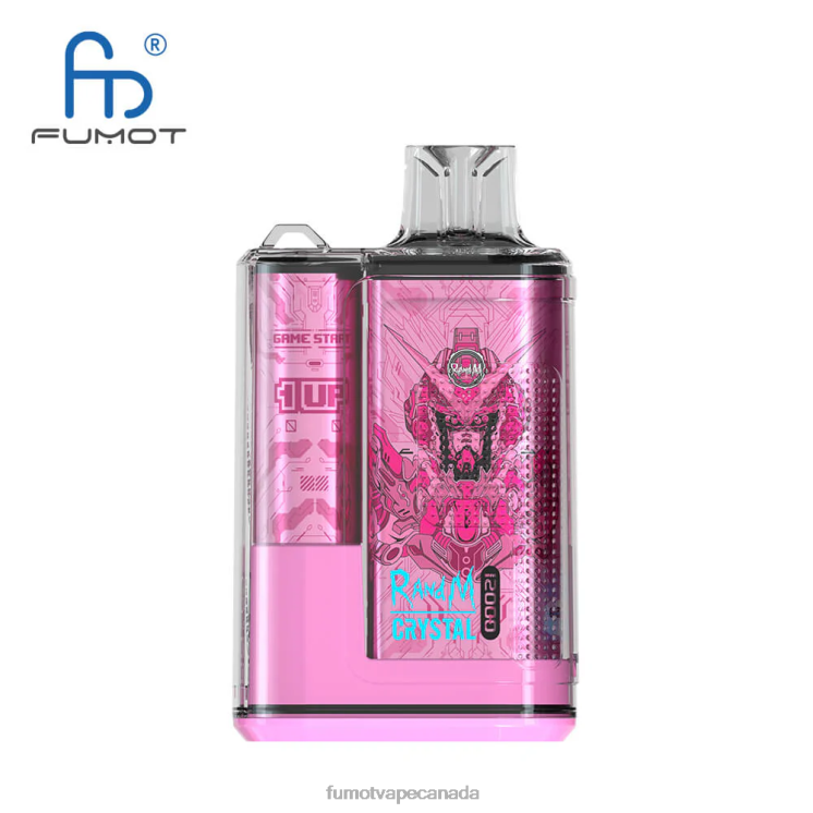 Fumot Crystal 8D68N261 12000 Disposable Vape Box - 20ML (1 Piece) Blueberry Raspberry Fumot vape Canada