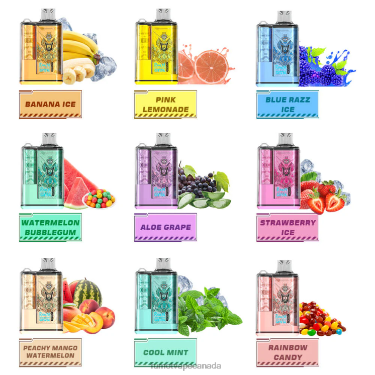 Fumot Crystal 8D68N261 12000 Disposable Vape Box - 20ML (1 Piece) Blueberry Raspberry Fumot vape Canada
