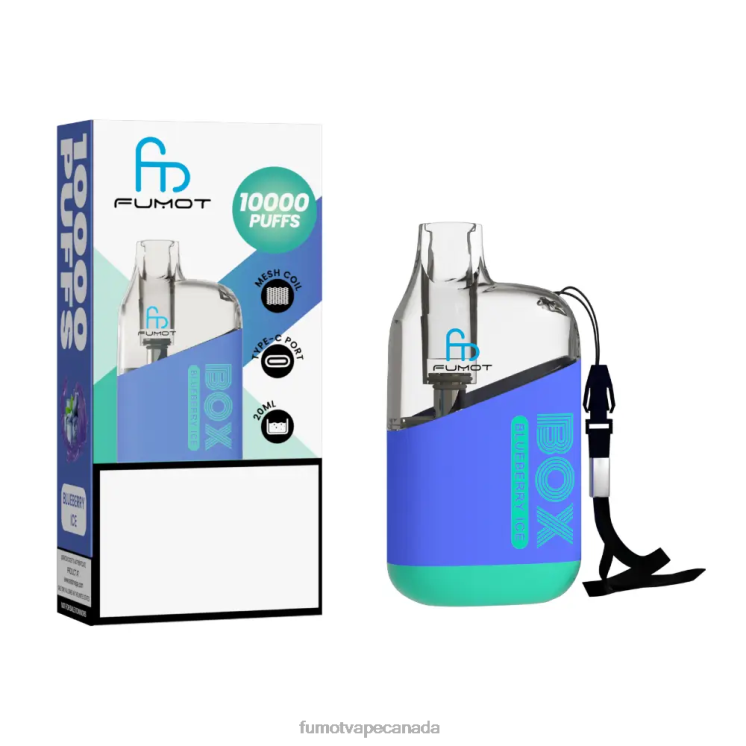 Fumot Tornado 8D68N356 10000 Disposable Vape Pod Box - 20ML (1 Piece) Cola Ice Fumot tech