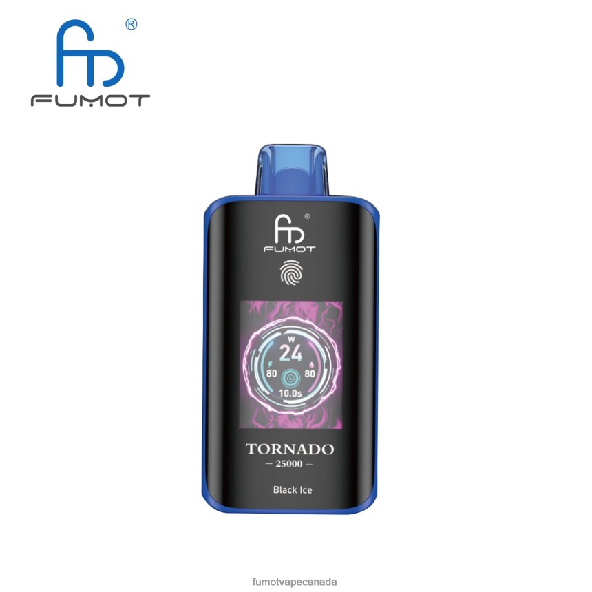 Fumot Vape Canada - Fumot Tornado 25000 Disposable Vape Black Ice BTPRN42