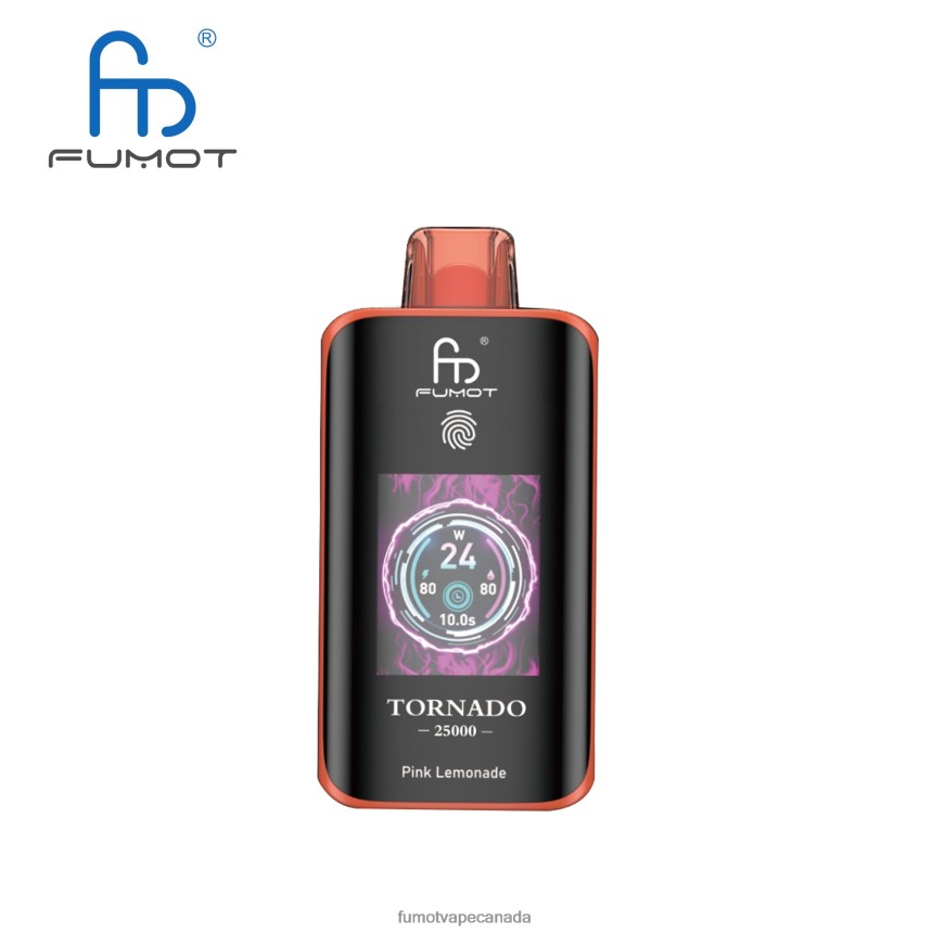Fumot Vape Canada - Fumot Tornado 25000 Disposable Vape Pink Lemonade BTPRN410