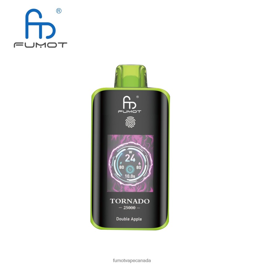Fumot Vape Online Shop - Fumot Tornado 25000 Disposable Vape Double Apple BTPRN45