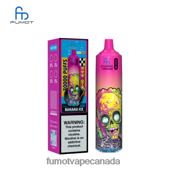 Fumot Canada - Fumot Tornado 30K Music Banana Ice P680L01