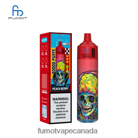Fumot Puffs - Fumot Tornado 30K Music Peach Berry P680L019