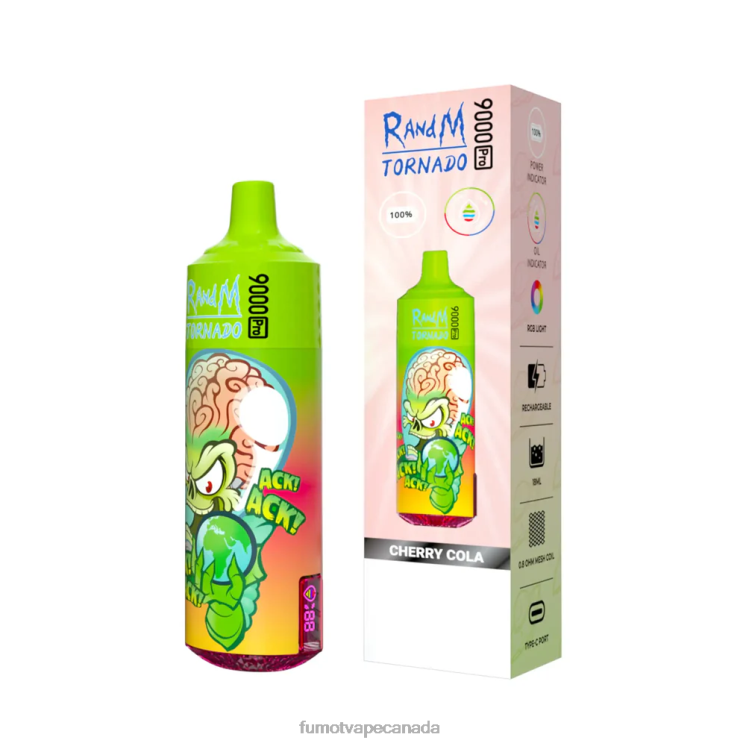 Fumot Tornado 8D68N208 9000 Pro Disposable Vape - 18ML (1 Piece) Blueberry Sour Raspberry Fumot disposable vape
