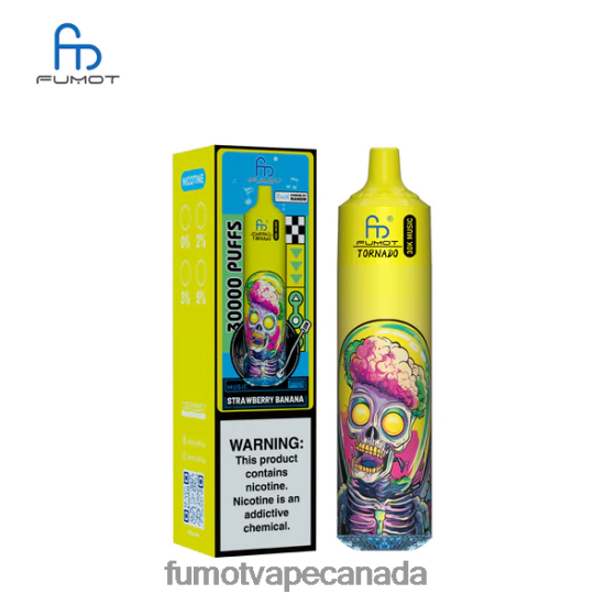 Fumot Vape Online Shop - Fumot Tornado 30K Music Strawberry Banana P680L025