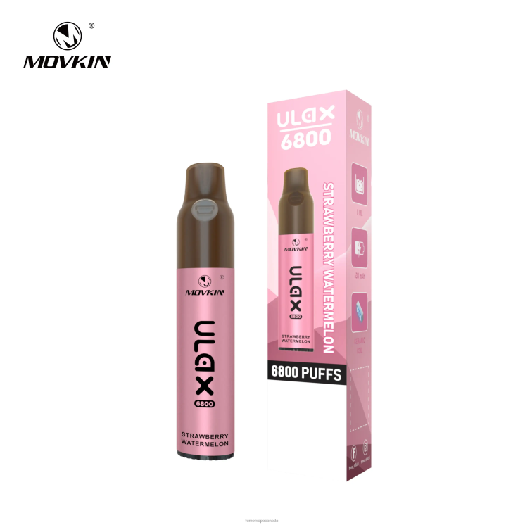 Fumot Movkin Ulax 8D68N320 6800 Disposable Vape, Ceramic Coil - 8ML (1 Piece) Bluesour Raspberry Fumot vape online shop