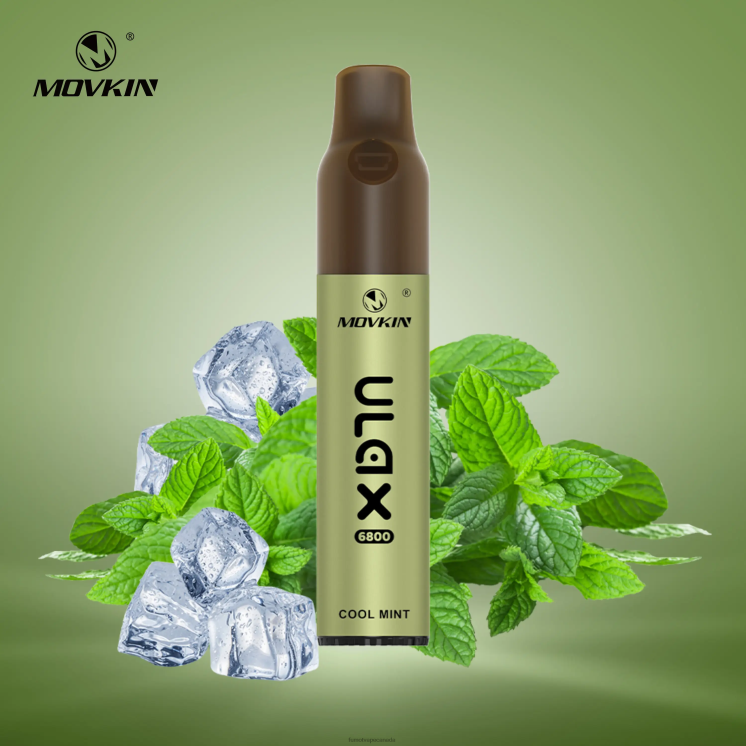 Fumot Movkin Ulax 8D68N322 6800 Disposable Vape, Ceramic Coil - 8ML (1 Piece) Grape Ice Fumot puffs